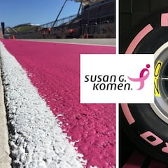 La F1 se viste de rosa para luchar contra el cáncer de mama