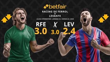 Racing de Ferrol vs. Levante UD: horario, dónde ver, pronósticos y clasificación
