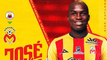 Monarcas Morelia ficha al defensa colombiano Jos&eacute; Ortiz