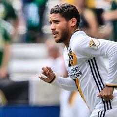 Jonathan Dos Santos, capitán del Galaxy frente a los Quakes