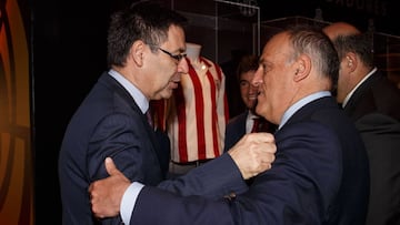 El Barcelona está molesto por Tebas, según Catalunya Ràdio