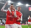 Koscielny deja como líder de la Premier al Arsenal de Alexis