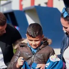 Imposible no emocionarse: el gesto de Mayoral con un niño que sufre la misma enfermedad