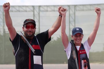 Alberto Fernández y Fátima Gálvez ganan la primera medalla de oro para España en Tokio. Lo lograron en trap mixto, una modalidad que debutaba en los Juegos. El cuarto metal en tiro para España 