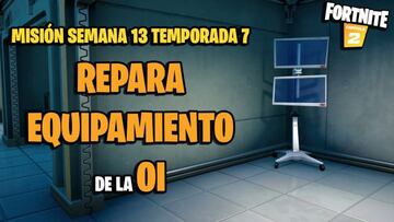 &iquest;D&oacute;nde y c&oacute;mo reparar equipamiento de la OI en Fortnite Temporada 7?