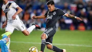 El delantero hondure&ntilde;o abri&oacute; su cuenta goleadora con el Vancouver Whitecaps al anotar el tanto de la victoria en los minutos finales sobre LA Galaxy.