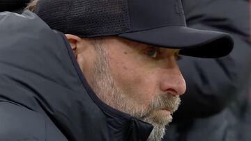 Jürgen Klopp, técnico del Liverpool, durante un partido.