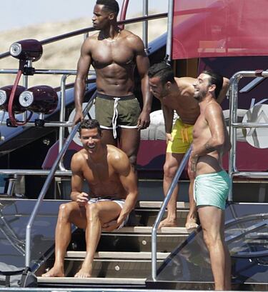 Cristiano en la pista de atletismo de Ibiza: "Sin días de descanso"