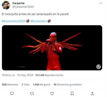 Los mejores memes de Eurovisión 2023