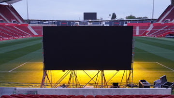 Panorámica del Estadio de Son Moix desde el Fondo Sur.