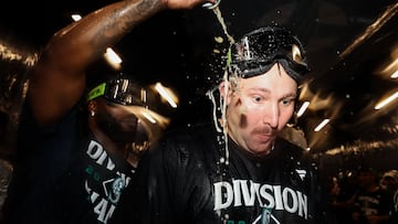 On Wednesday, the Seattle Mariners clinched the AL West title for the first time since 2001 after Raleigh hit his 60th homerun, and he was pretty excited.
