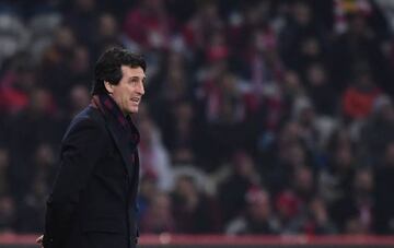 Paris Saint-Germain's Spanish headcoach Unai Emery