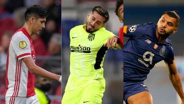 Héctor Herrera y Jesús Corona fueron titulares no pudieron hacer nada para evitar las derrotas de sus equipos. Edson Álvarez se quedó en la banca