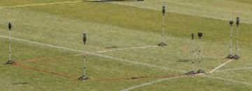 Pruebas de velocidad en el entrenamiento.