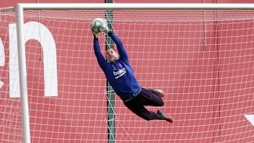 12/05/20 ENTRENAMIENTO CORONAVIRUS BARCELONA 
 TER STEGEN