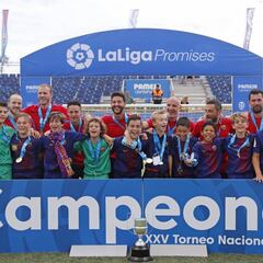El Barcelona conquista su décima LaLiga Promises