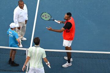 Las reacciones de Nick Kyrgios en su derrota contra Daniil Medvédev