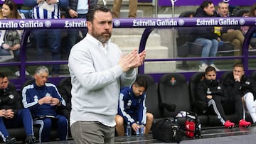 Sergio Gonz&aacute;lez, entrenador del Valladolid.