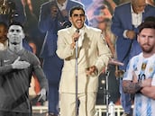 El momento en el que Bad Bunny cambia a Cristiano Ronaldo por Messi en letra de canción