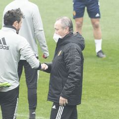 JIM, optimista con Cristian: “Ya entrena con normalidad y su evolución ha sido muy buena”