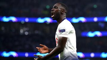 D&aacute;vinson S&aacute;nchez durante un partido con Tottenham en Champions League.