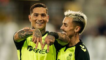 Chimy Ávila y Rodri, autores de los goles ante el Kryvbas.