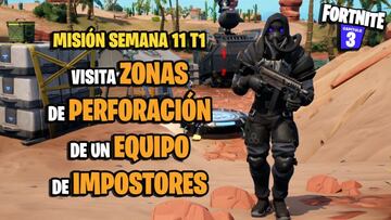 &iquest;D&oacute;nde est&aacute;n las zonas de perforaci&oacute;n de Equipos de Impostores en Fortnite?