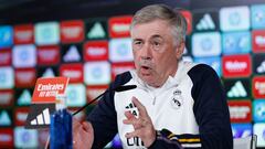 Ancelotti, entrenador del Real Madrid.