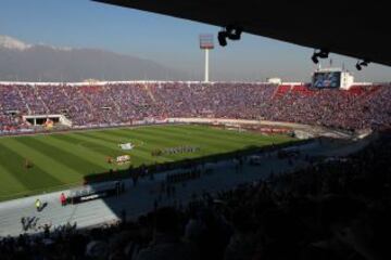 Una postal del estadio Nacional.