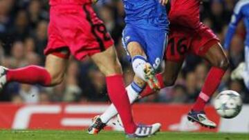 <b>EL PRIMERO. </b>Torres marcó así el primero de sus dos goles.