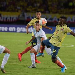 Las imágenes de la derrota de Colombia ante Argentina