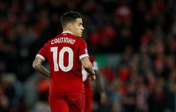 Liverpool's Philippe Coutinho in the Champions League against Sevilla.