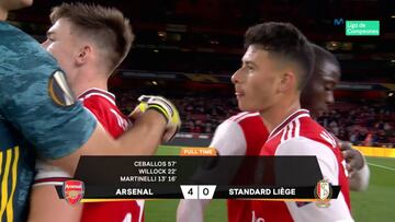 Resumen y goles del Arsenal vs. St. de Lieja de la Europa League