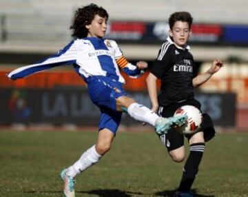 Partido de cuartos de final, Real Madrid-Espanyol. 