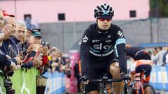 Mikel Landa, durante el pasado Giro de Italia.