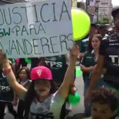 Así marchó el plantel de Wanderers tras el cierre de la B