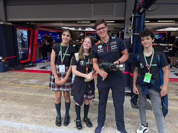 F1 in Schools: alumnos presentes en el GP