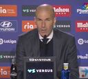 Zidane: "Podemos mejorar y es lo que vamos a hacer"