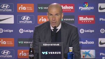 Zidane: "Podemos mejorar y es lo que vamos a hacer"