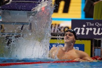 El neerlandés Jesse Puts durante los Mundiales de piscina corta en la modalidad de los 50m estilo libre.