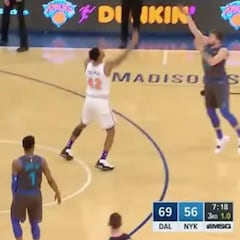 Tenía que ser él: el triple a una mano de Doncic que dejó al Madison en silencio