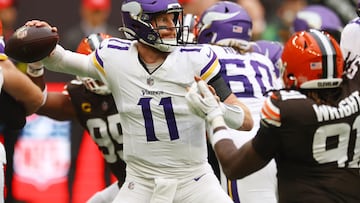 Minnesota venció a Cleveland en el Tottenham Hotspur Stadium para prolongar la mala racha de los quarterbacks debutantes de los Browns.