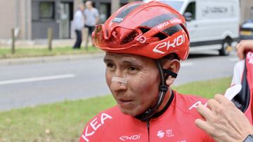 Nairo Quintana queda noveno en etapa que gana Marc Hirschi
