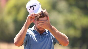 Burns is seven shots behind leader Hideki Matsuyama after a disappointing third round on Saturday, which he finished a club short.