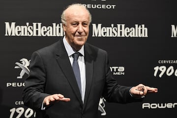 El exseleccionador español de fútbol Vicente del Bosque durante el photocall del acto de entrega de los Premios Mem's Health