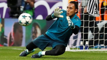 El guardameta costarricense del Real Madrid, Keylor Navas.