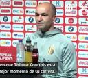 Roberto Martínez da el dato de los puntos que Courtois le ha dado al Madrid en LaLiga