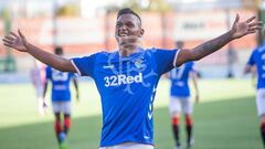 El colombiano Alfredo Morelos anot&oacute; su cuarto gol consecutivo con Rangers, en la victoria 4-1 frente a Hamilton por la Premier League de Escocia.