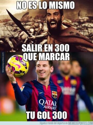 Los memes más divertidos del gol 300 de Messi en el Sporting-Barcelona