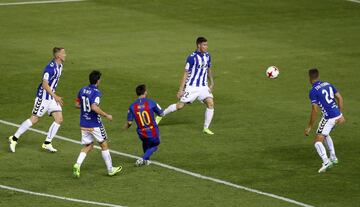 Messi anotó el 1-0.